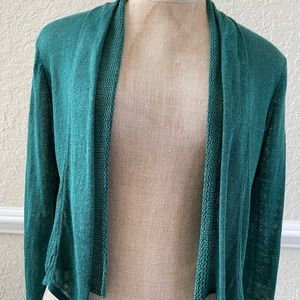 NIC + ZOE Linen Blend Cardigan Size Small